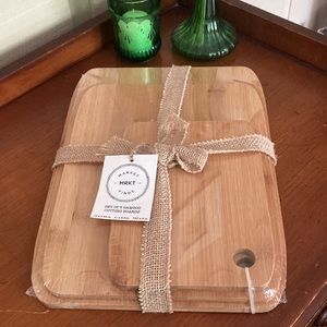 New Set of 3 Bamboo Cutting Boards